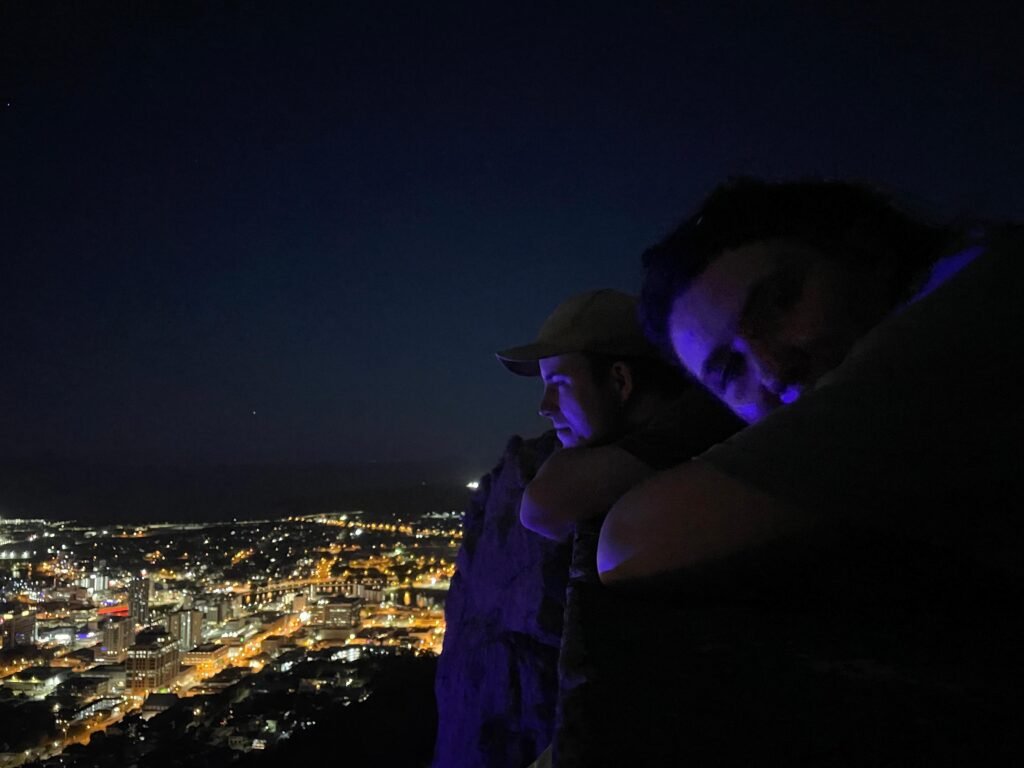 Nighttime view from Castle Hill Townsville QLD